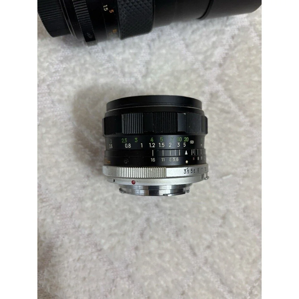 70s Yashica DS-M 135mm F/2.8 Lens Minolta MC W.Rokkor SG 28mm F3.5 Lens   + More